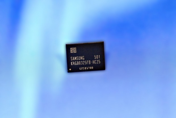 GDDR5-Baustein vom Typ K4G80325FB-HC25 (Bild: Samsung)